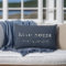 Lake House Custom Coordinates Throw Pillow