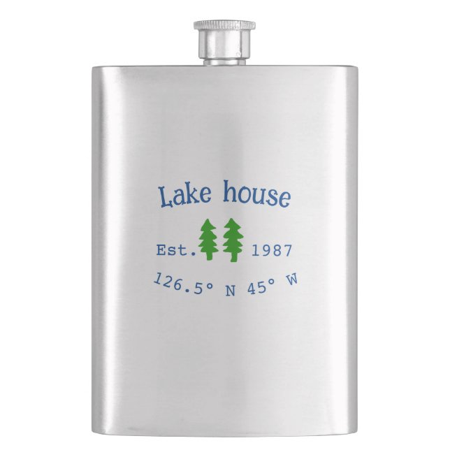 Lake house ets. Date year custom coordinates add n Flask (Front)