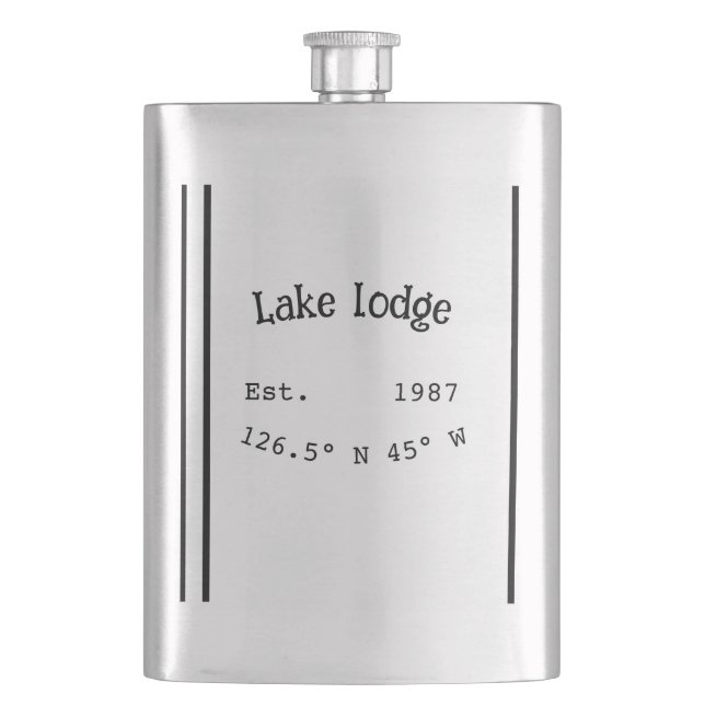 Lake house ets. Date year custom coordinates add n Flask (Front)