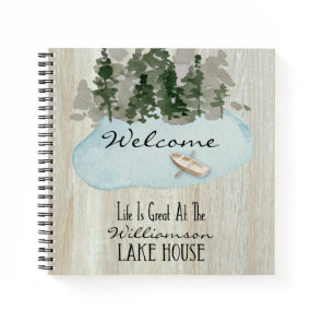 Lake House Guest Comments Vacation Rental Notebook