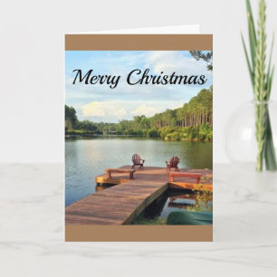 **LAKE HOUSE HOLIDAY GREETINGS** AT CHRISTMAS CARD
