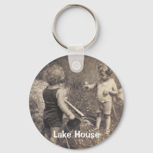 Lake House Keycahin Keychain