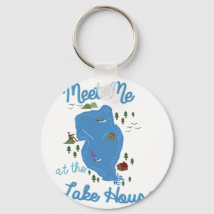 Lake House Keychain