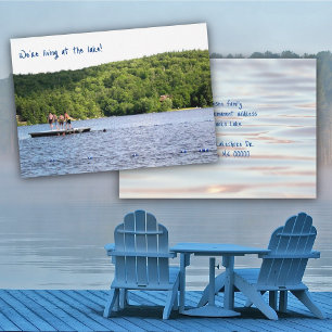 Lake House New Address Photo Announcement