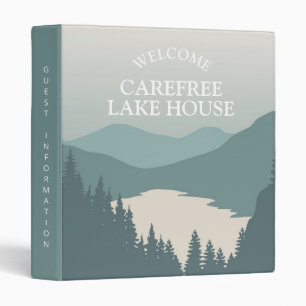 Lake House Rental Guest Information Binder
