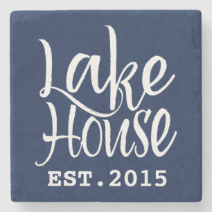 Lake House Stone Coaster