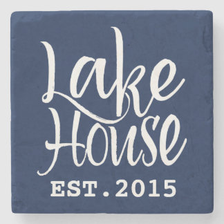 Lake House Stone Coaster