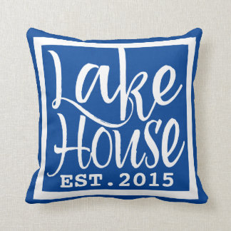 Lake House Throw Pillow