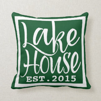 Lake House Throw Pillow