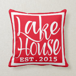 Lake House Throw Pillow