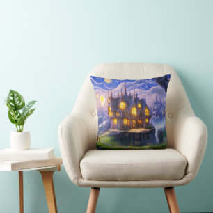Lake House Throw Pillow