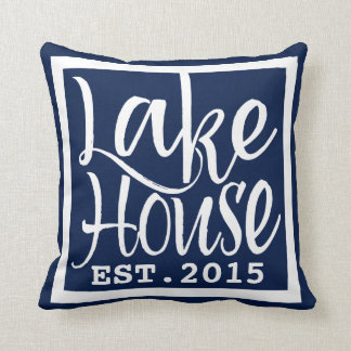 Lake House Throw Pillow