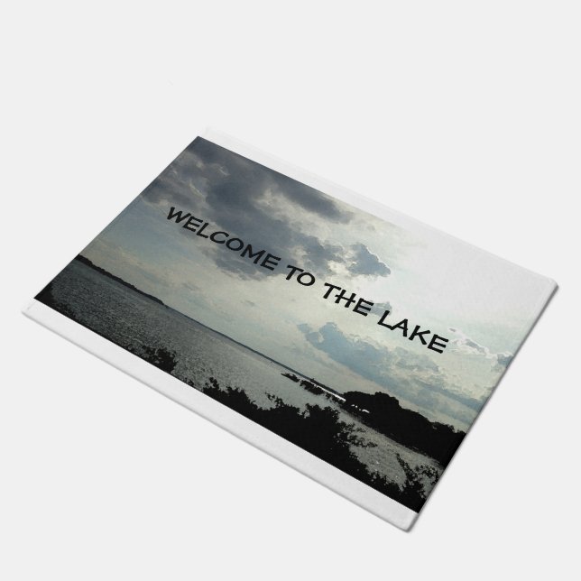 LAKE HOUSE WELCOME DOOR MAT (Angled)