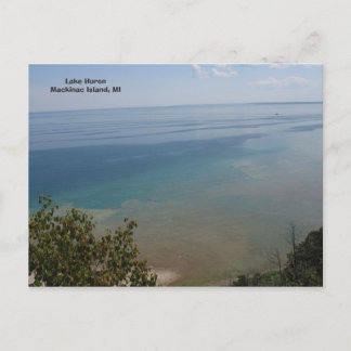 Lake Huron at Mackinac Island, MI Postcard