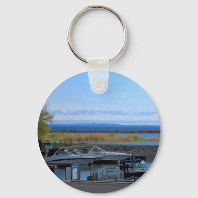 Lake Huron Collingwood Ontario Keychain (Front)