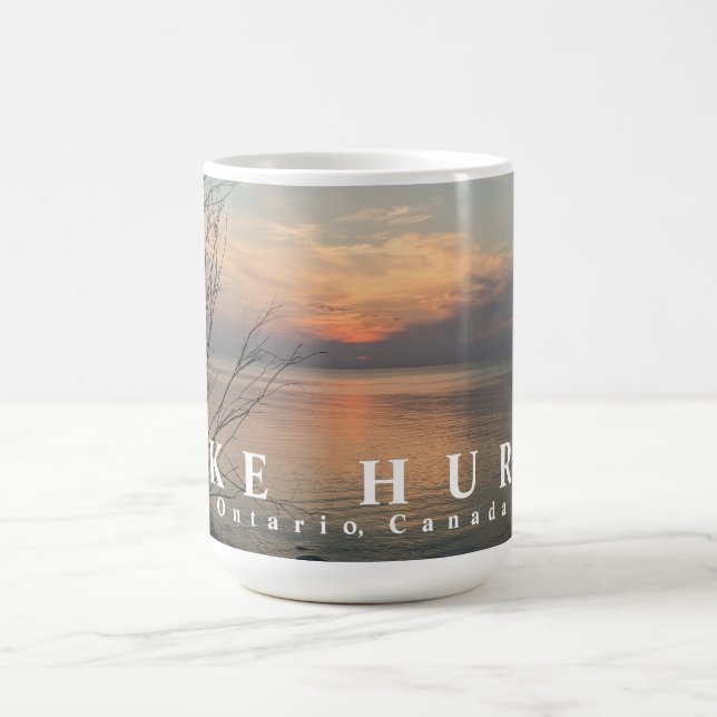 Lake Huron Sunset Coffee Mug (Center)