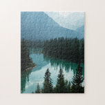 Lake In Banff National Park In Alberta Canada Jigsaw Puzzle<br><div class="desc">Stuck indoors, and don't know what to do? Bring a little bit of the Great Outdoors into your home! Want a challenge? Then choose one of the "Difficult" sizes. If you want something to keep the kids busy, then choose one of the easier options with oversized pieces. Once finished, you'll...</div>