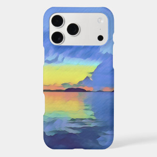 Lake in evening light iPhone 17 pro max case