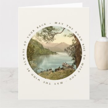 Lake In Kerry Ireland With Irish Blessing Card by DigitalDreambuilder at Zazzle