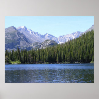 Lake in Rocky Mountain National Park Poster