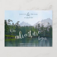 Lake in the mountains our adventure begins wedding