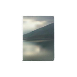 Lake in the mountains passport holder