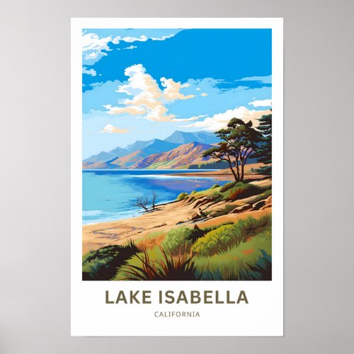 Lake Isabella California Travel Print