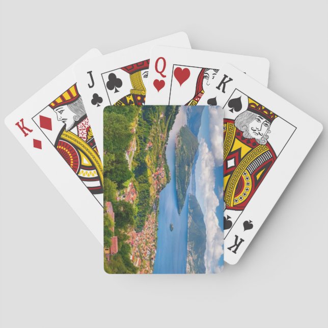 Lake Iseo, Lombardia Poker Cards (Back)