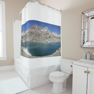 Lake Italy from Above - Sierra Shower Curtain