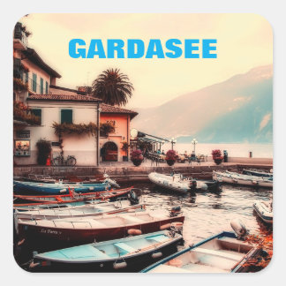 Lake Italy Square Sticker