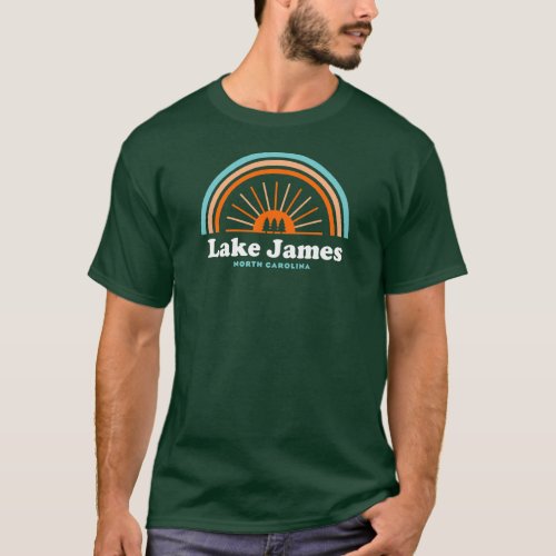 Lake James North Carolina Rainbow T_Shirt