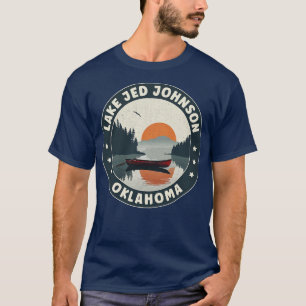 Lake Jed Johnson Oklahoma Sunset T-Shirt