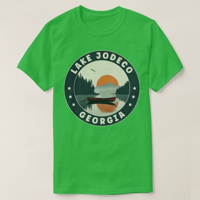 Lake Jodeco Georgia Sunset TShirt (Design Front)
