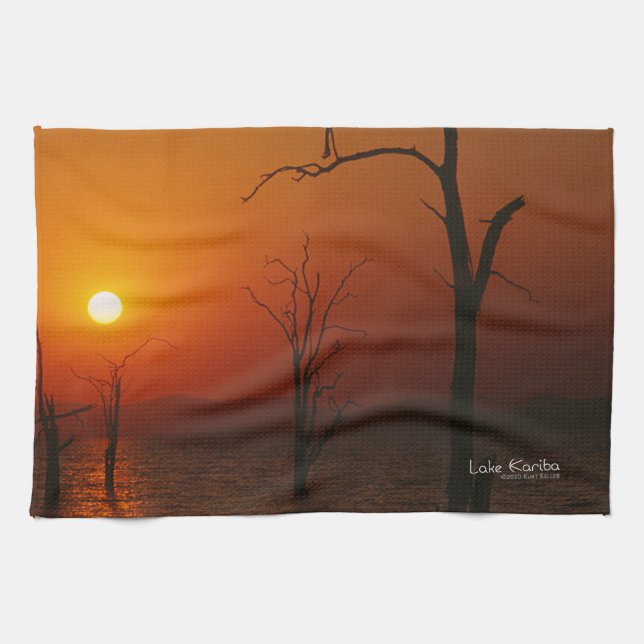 Lake Kariba Kitchen Towel (Horizontal)