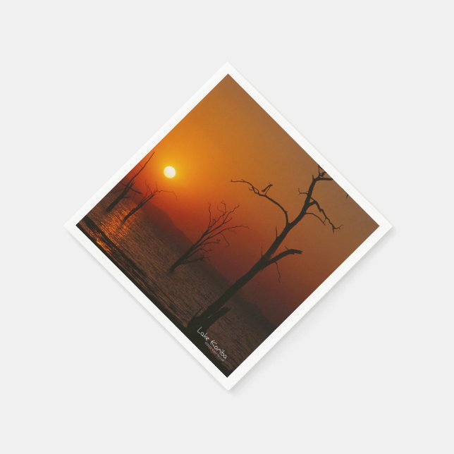 Lake Kariba Paper Napkins (Corner)