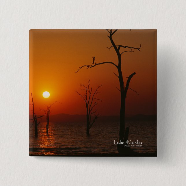 Lake Kariba Pinback Button (Front)