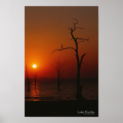 Lake Kariba Sunset Poster