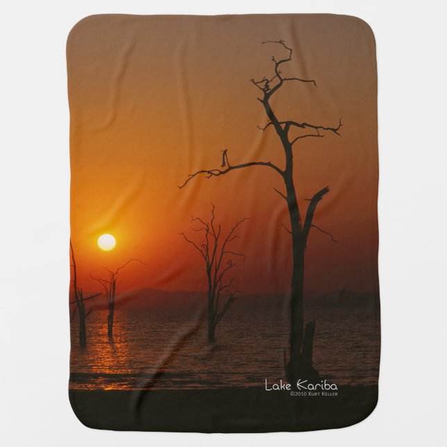 Lake Kariba Swaddle Blanket (Front)