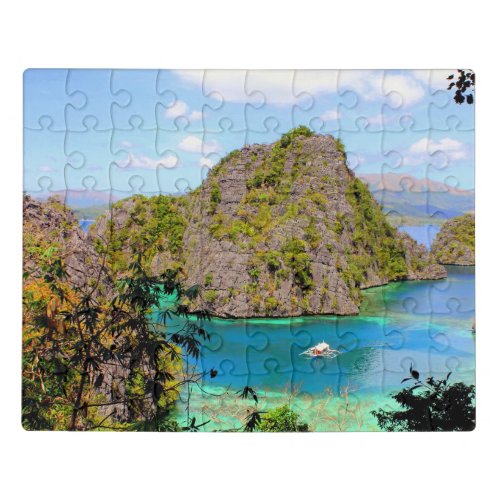 Lake Kayangan in Palawan Jigsaw Puzzle