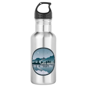 Lake Keowee South Carolina Reflection Stainless Steel Water Bottle