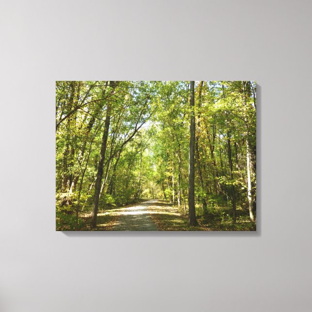 Lake Kittamaquandi Trail in Columbia Maryland Canvas Print (Front)