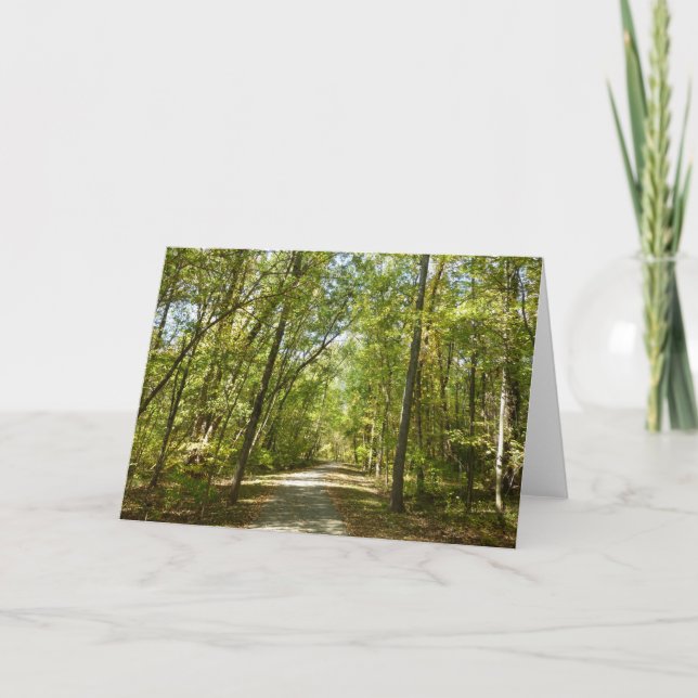 Lake Kittamaquandi Trail in Columbia Maryland Card (Front)