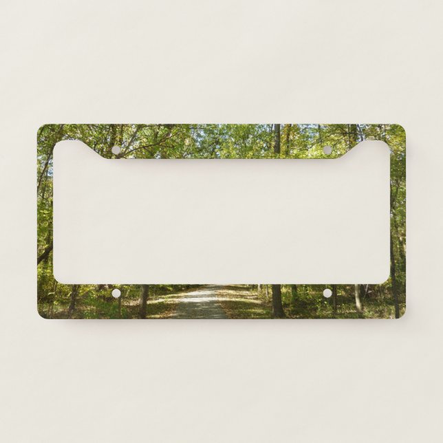 Lake Kittamaquandi Trail in Columbia Maryland License Plate Frame (Front)