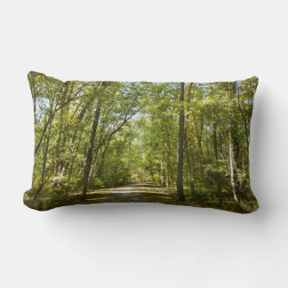 Lake Kittamaquandi Trail in Columbia Maryland Lumbar Pillow
