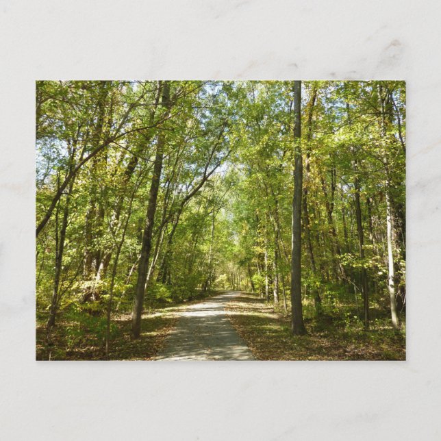 Lake Kittamaquandi Trail in Columbia Maryland Postcard (Front)