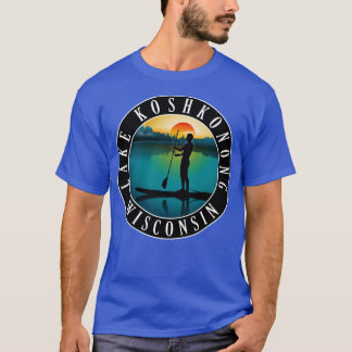 Lake Koshkonong Wisconsin Paddleboarding T-Shirt