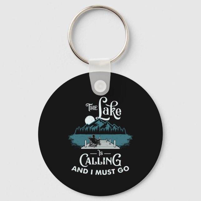 Lake - Lake is calling Keychain (Front)