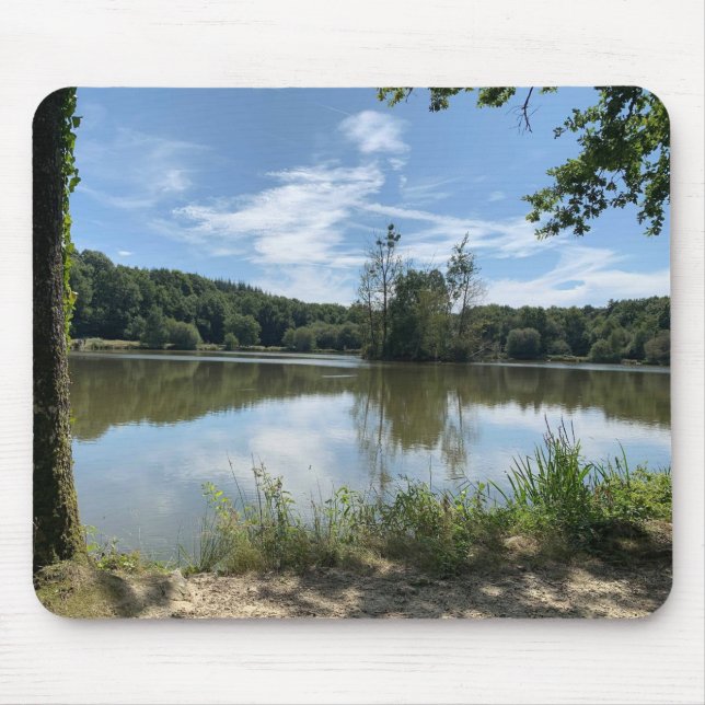 Lake Landscape Custom Mousepad Mouse Pad (Front)