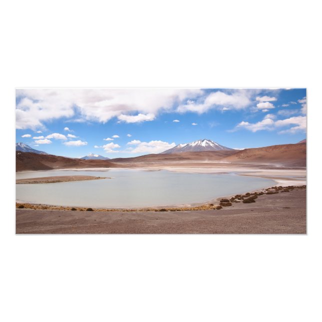 Lake landscape on the Altiplano photo print (Front)
