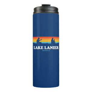 Lake Lanier Georgia Canoe Thermal Tumbler